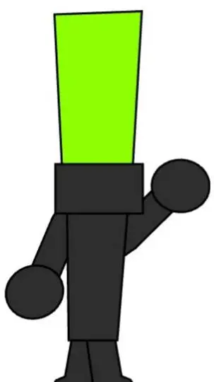 ai character: Led background