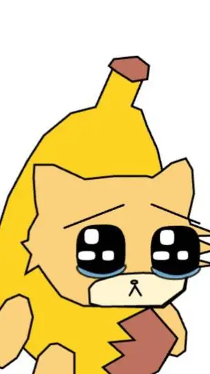 ai character: Banana Cat background
