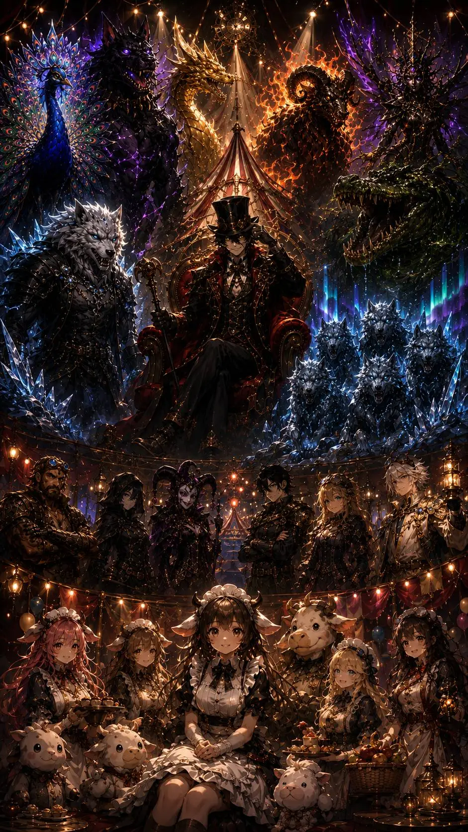 ai character: Luminaris background