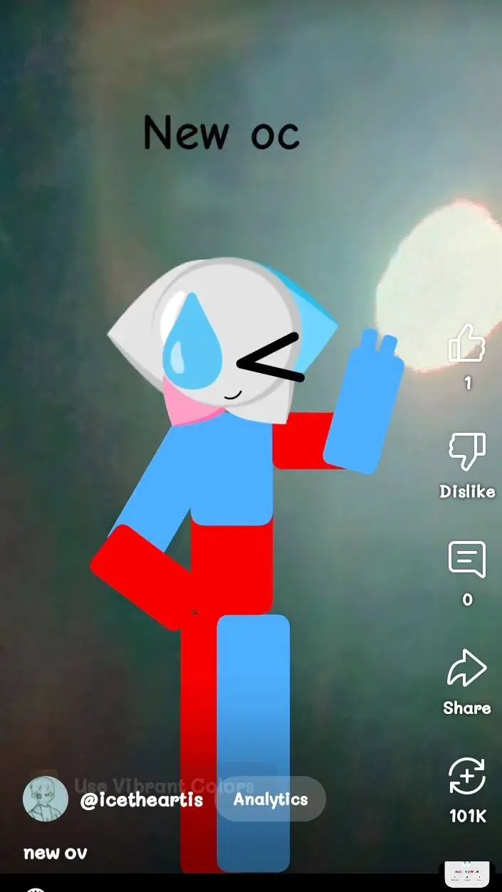 ai character: 🔵🟦💙🧊ICXY🔥❤🟥🔴 background