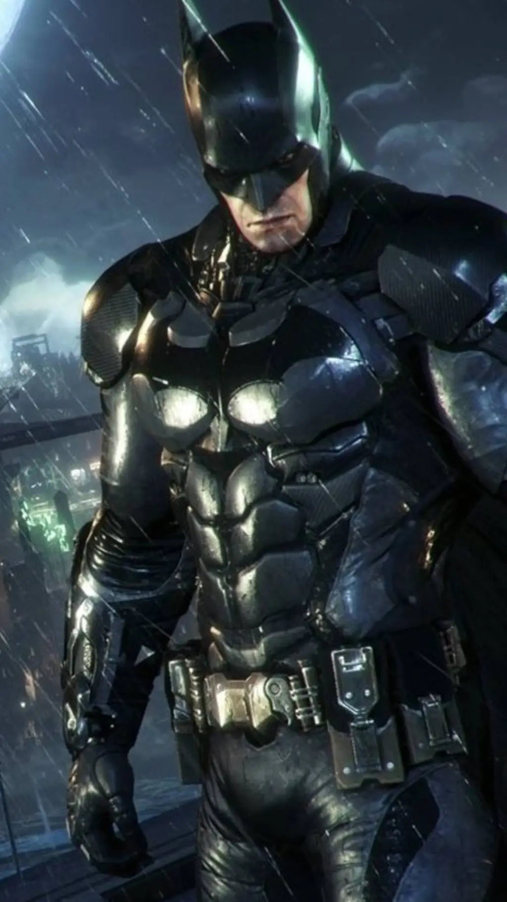 ai character: Arkham Batman background