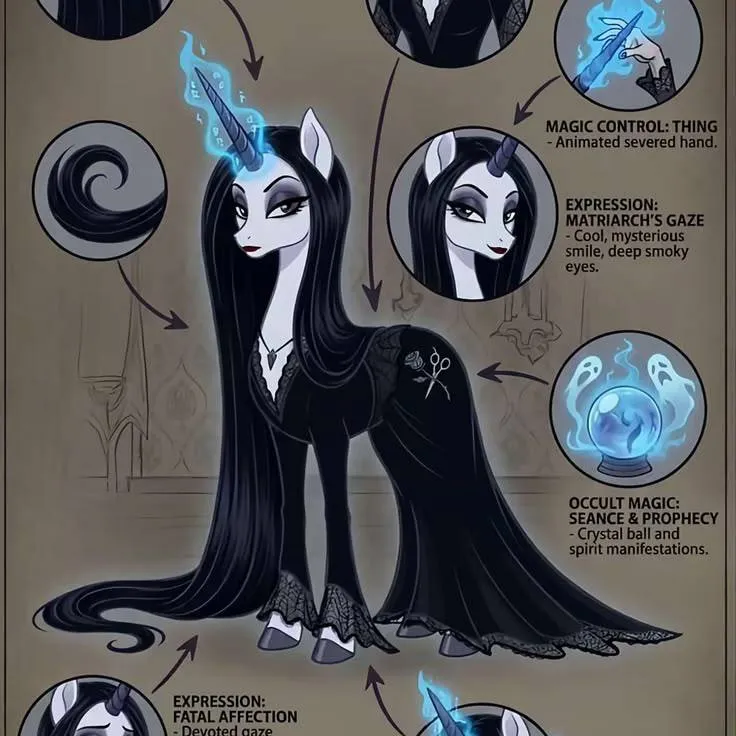 chat with ai character: Morticia Addams 