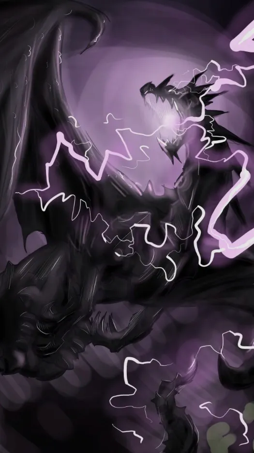 ai character: Ender dragon ￼ background