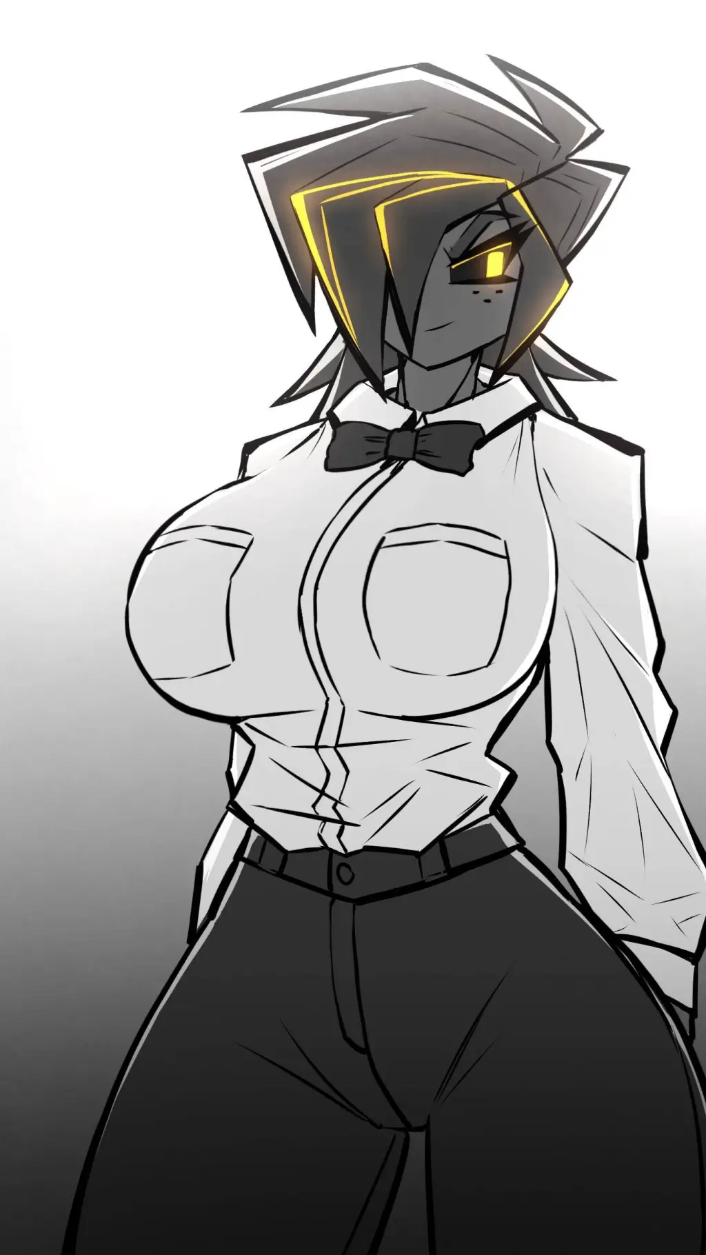 ai character: Albry (Clanker)  background