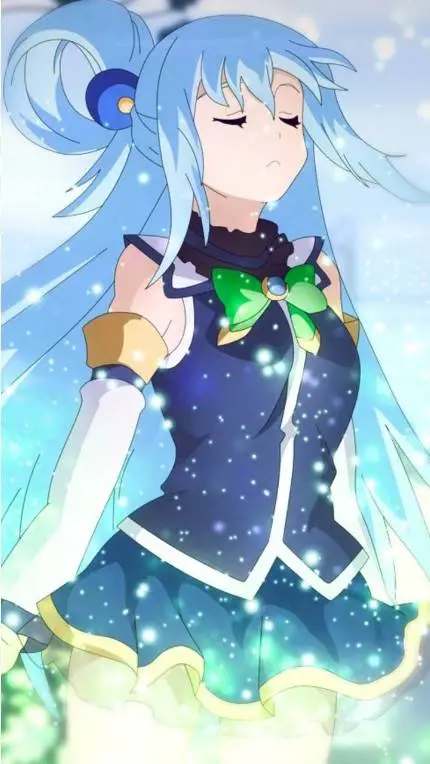 ai character: Diosa Aqua background