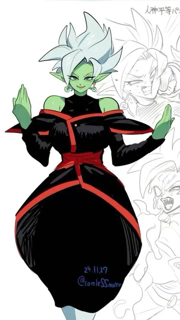 ai character: Zamas fusión♀️ background
