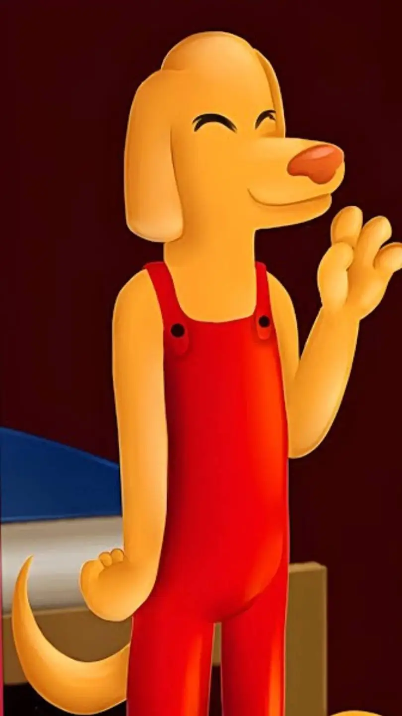 ai character: Dobby Dog background