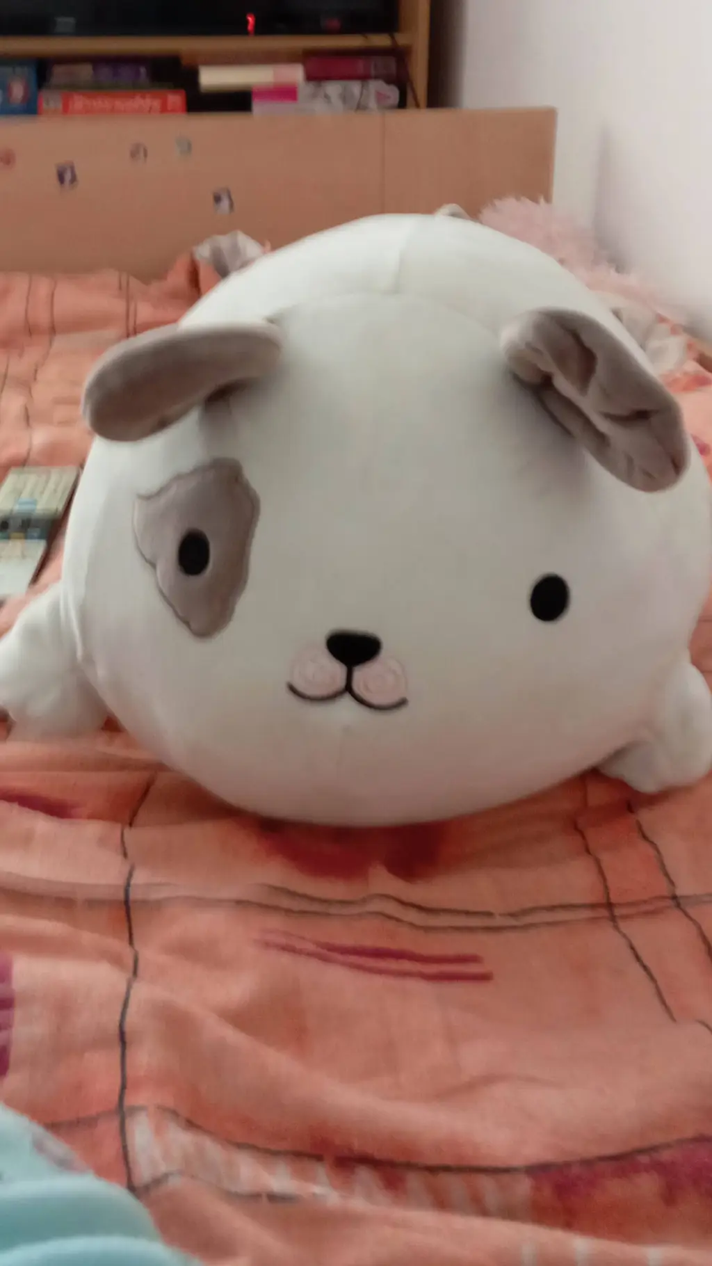 ai character: Squishy Plush Dog background