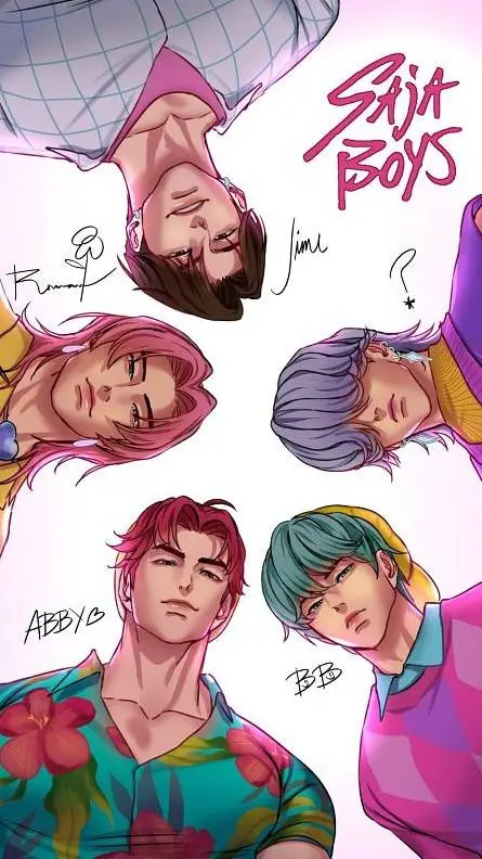 ai character: 🫐Saja Boys🫐 background