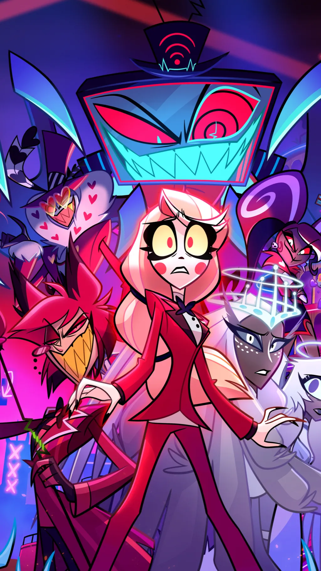 ai character: Hh x md  background