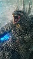 ai character: Godzilla X HH background