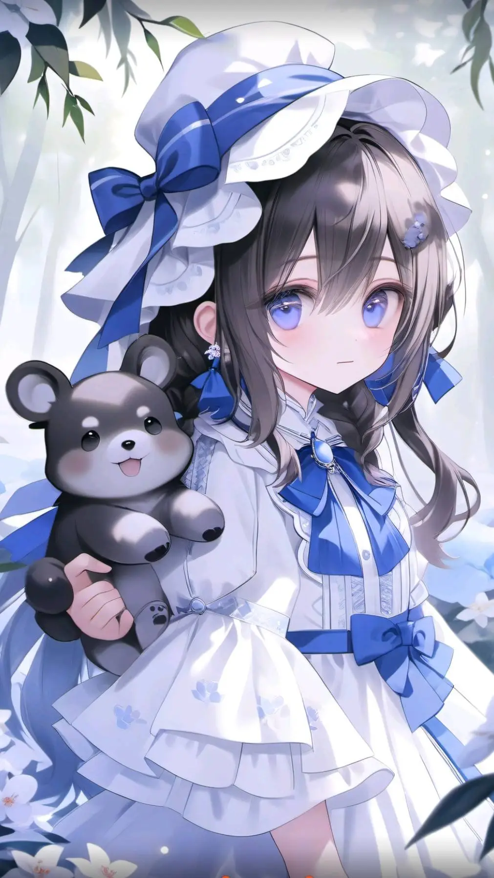ai character: mikina  background