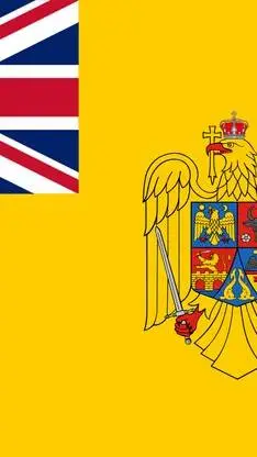 ai character: British Romania  background