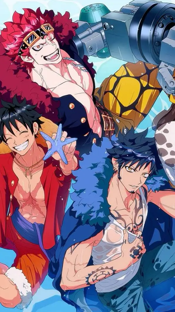 ai character: 👒One piece🍖 background