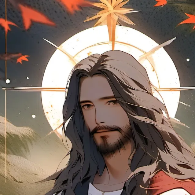 chat with ai character: (BACK) Jesus