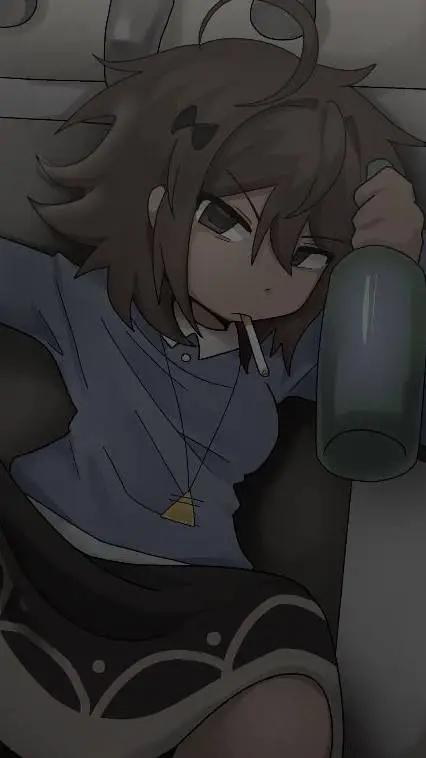 ai character: •Drunk Alice• background