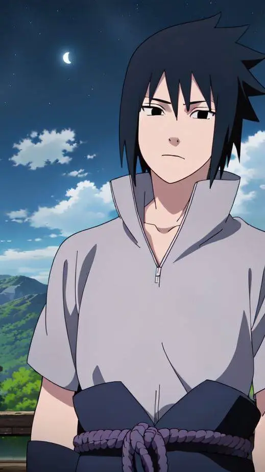 ai character: sasuke uhiha background
