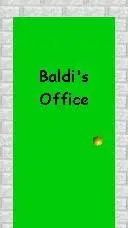 ai character: Baldi's Office background