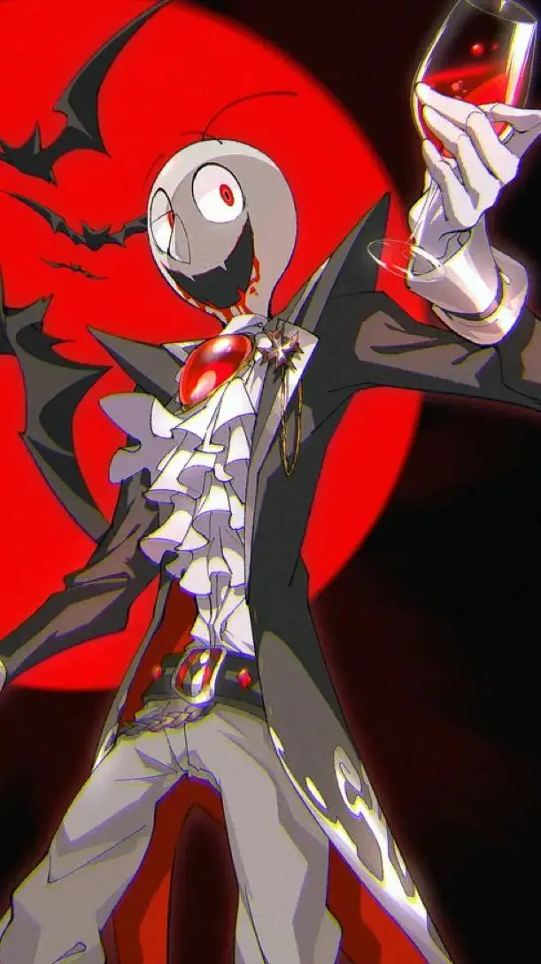 ai character: BB Halloween background