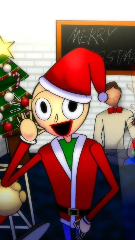 ai character: BB Christmas EVE background