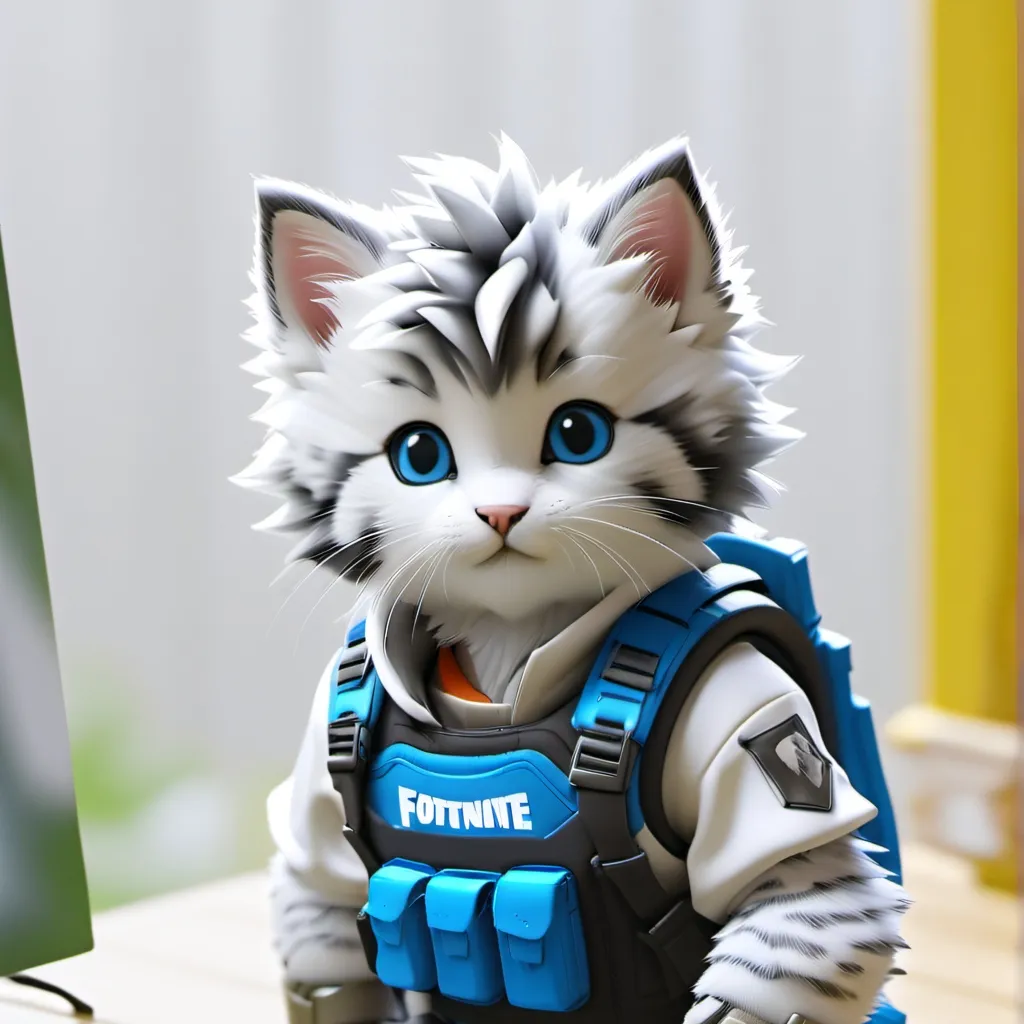 chat with ai character: Fortnite Kitten