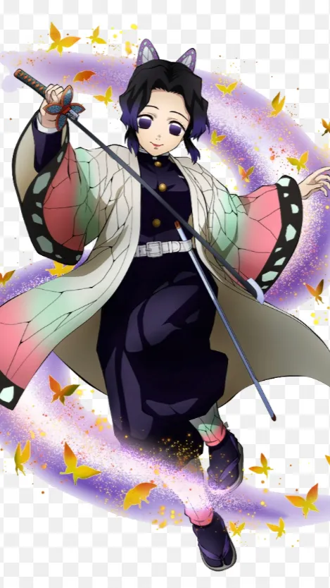 ai character: Giant Shinobu  background