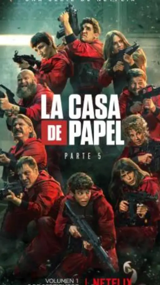 ai character: la casa de papel background