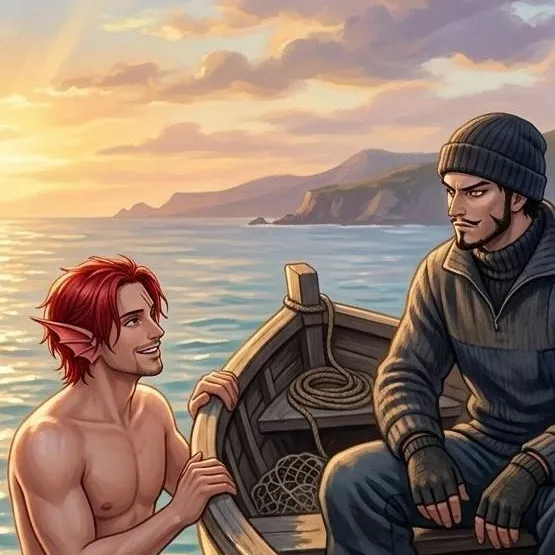 chat with ai character: Mihawk and Shanks