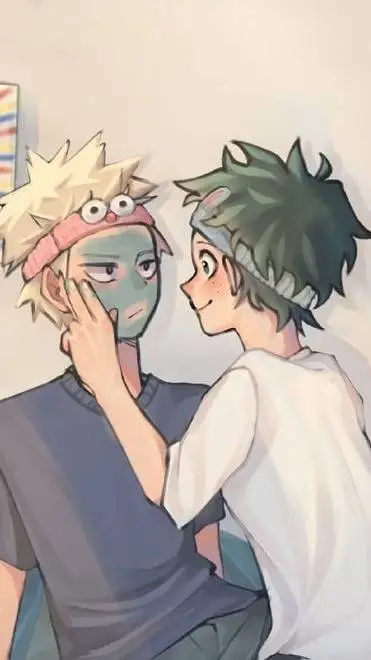ai character: 💥💛Bakugo y deku💚⚡ background