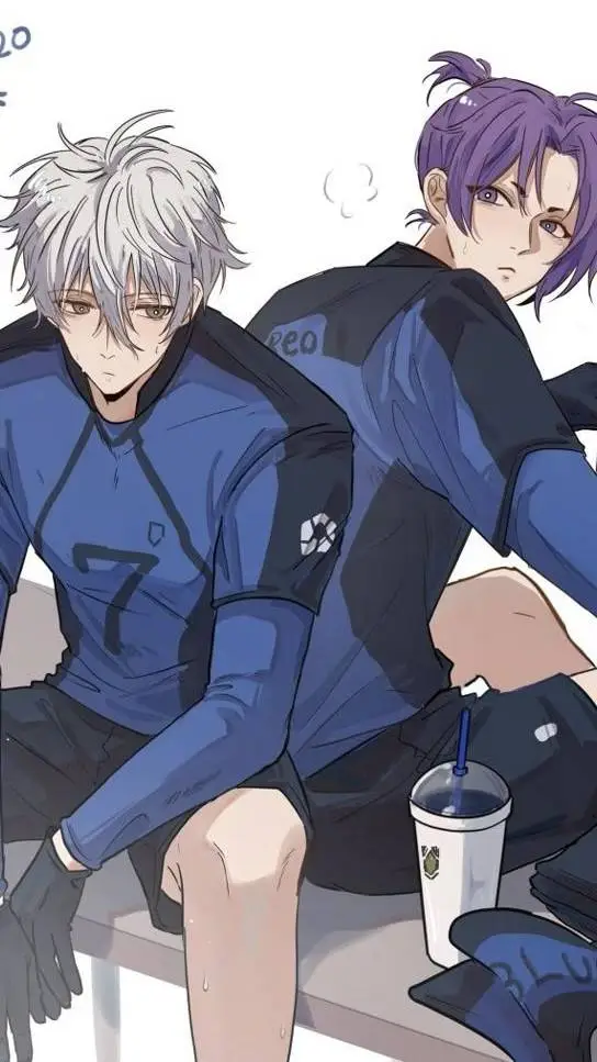 ai character: reo 💜⚽💰 background