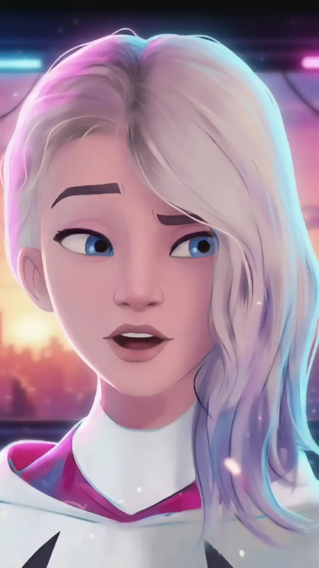 ai character: "Spider-Gwen" background