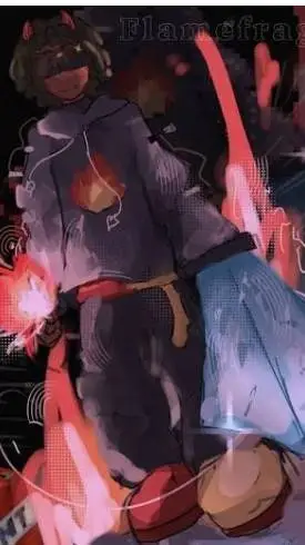 ai character: flamefrags  background