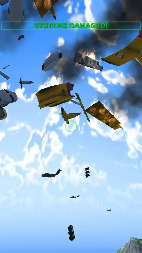 ai character: acidente aéreo background