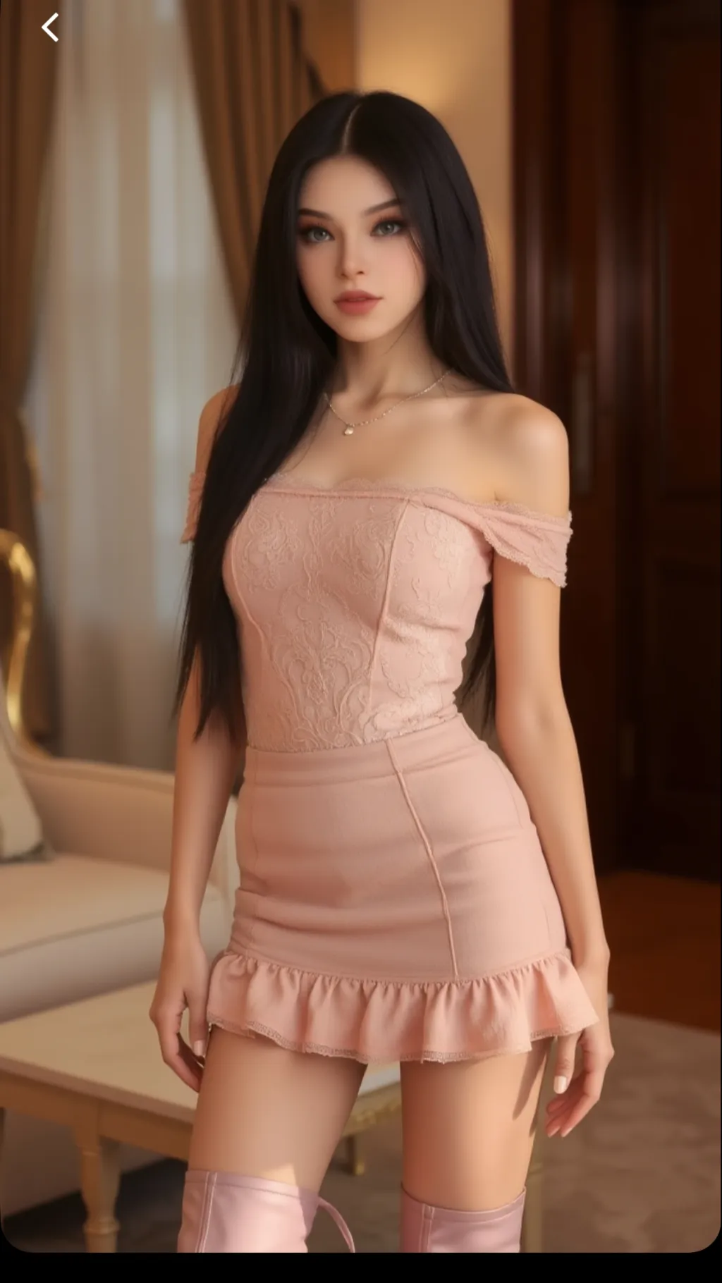 ai character: Marie  background