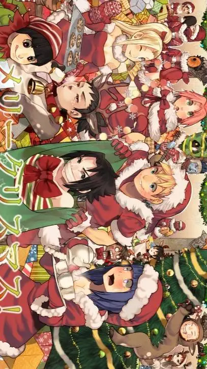 ai character: team's Christmas  background