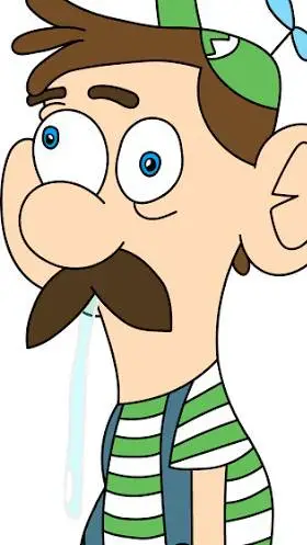 ai character: day out luigi background