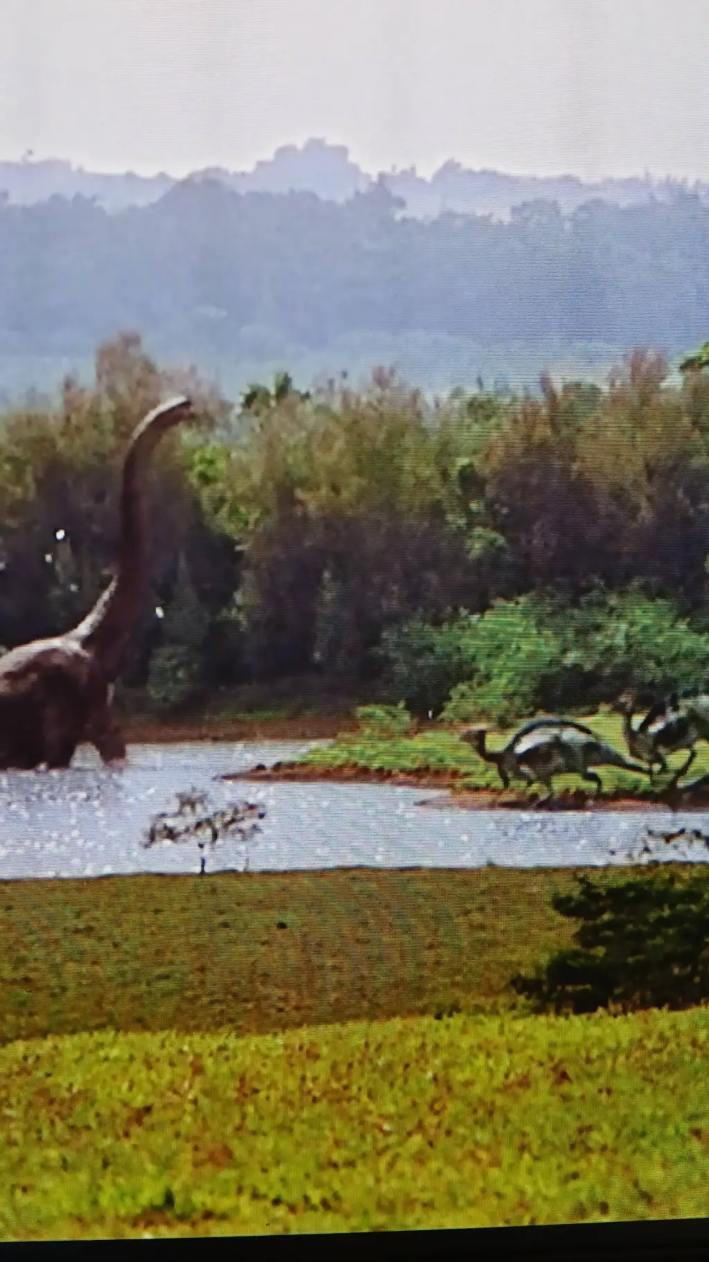 ai character: jurassic park background
