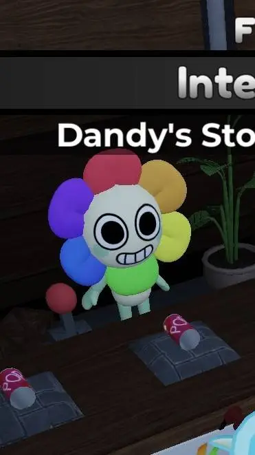 ai character: Dandy's Shop background