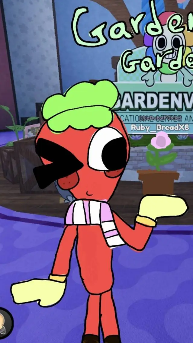 ai character: Vee X Sprout  background