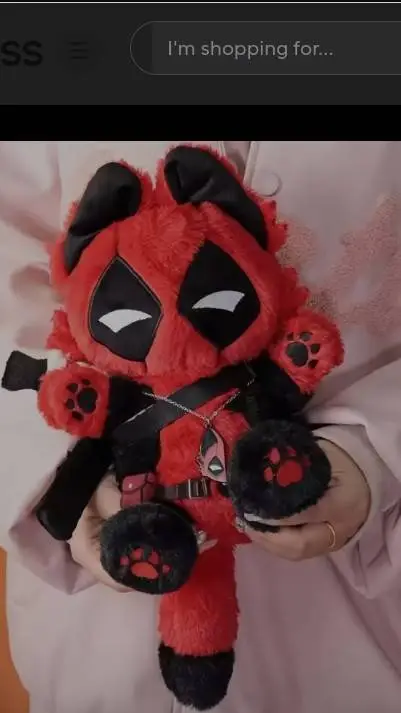 ai character: deadpool cat background