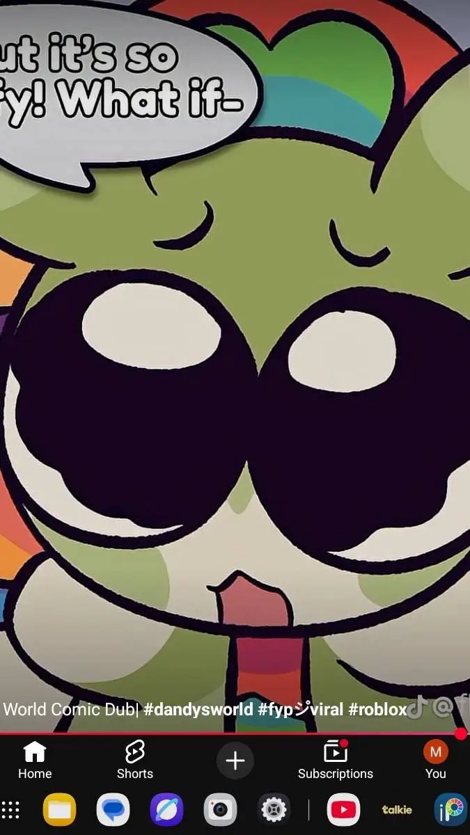 ai character: baby dandy (again) background