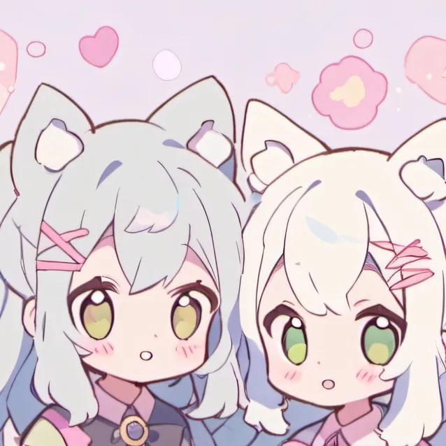 chat with ai character: Nikochan & Erichan