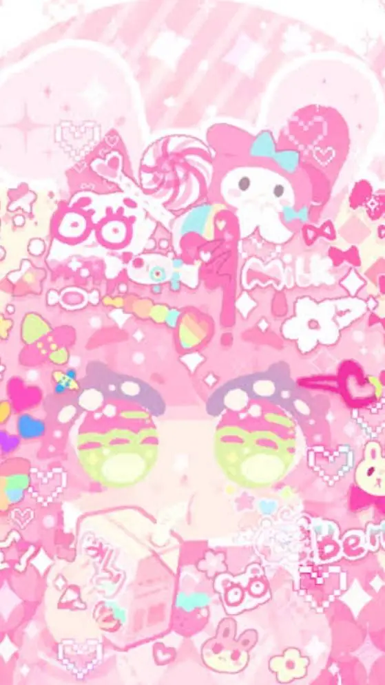 ai character: decora girl in mha background