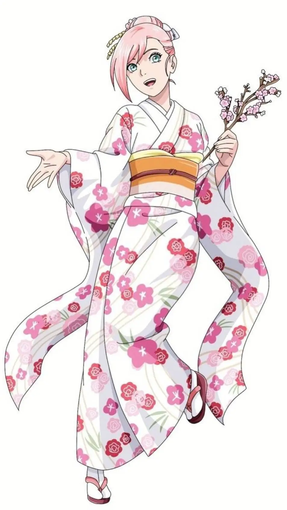 ai character: sakura haruno 🌸 background