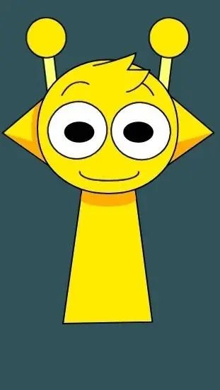 ai character: Simon ; Pyramixed background