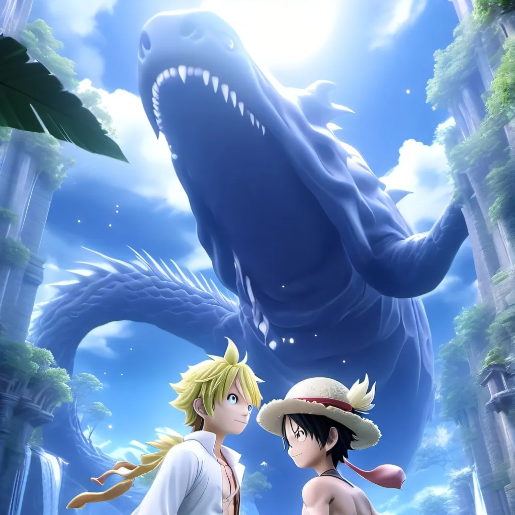 chat with ai character: meliodas e luffy