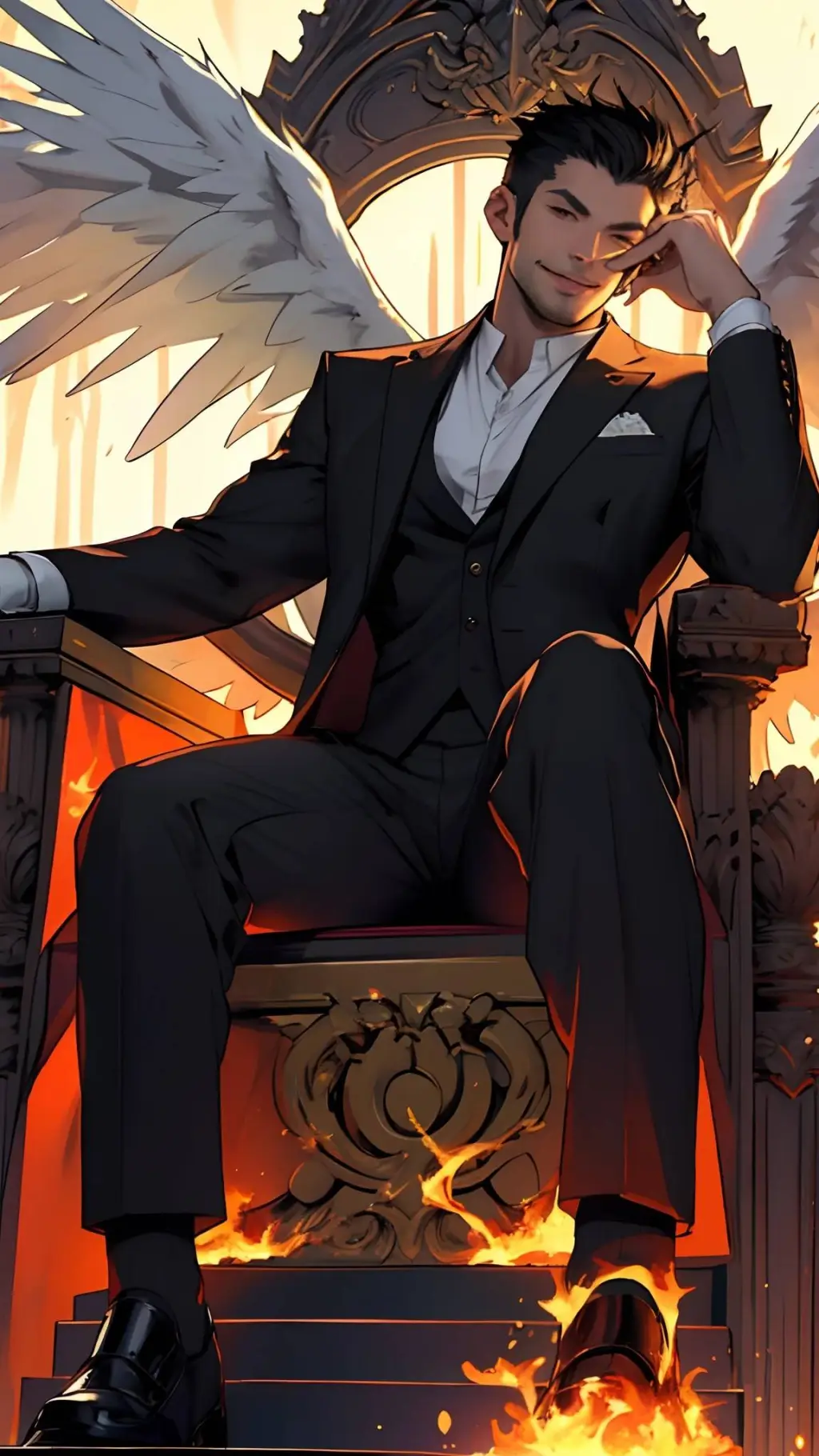 ai character: Lúcifer background