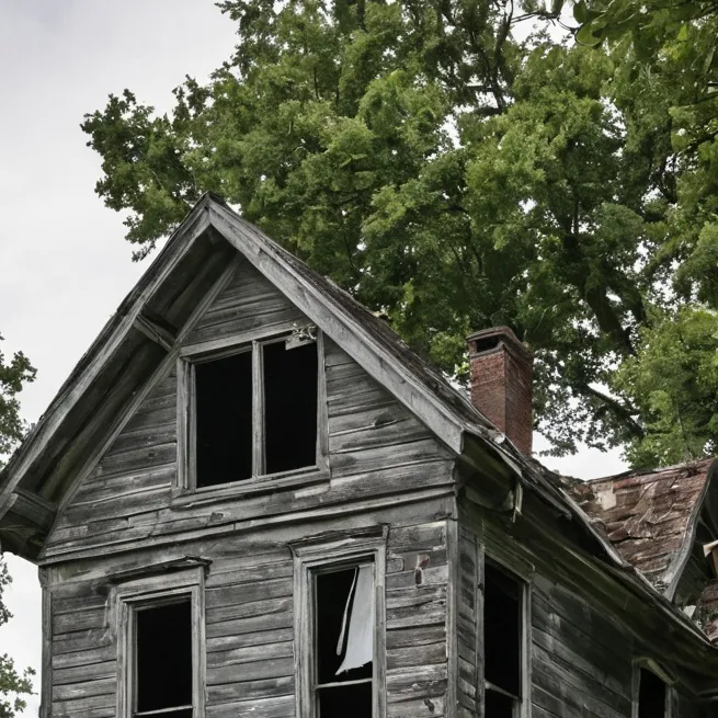 chat with ai character: Abandoned house 