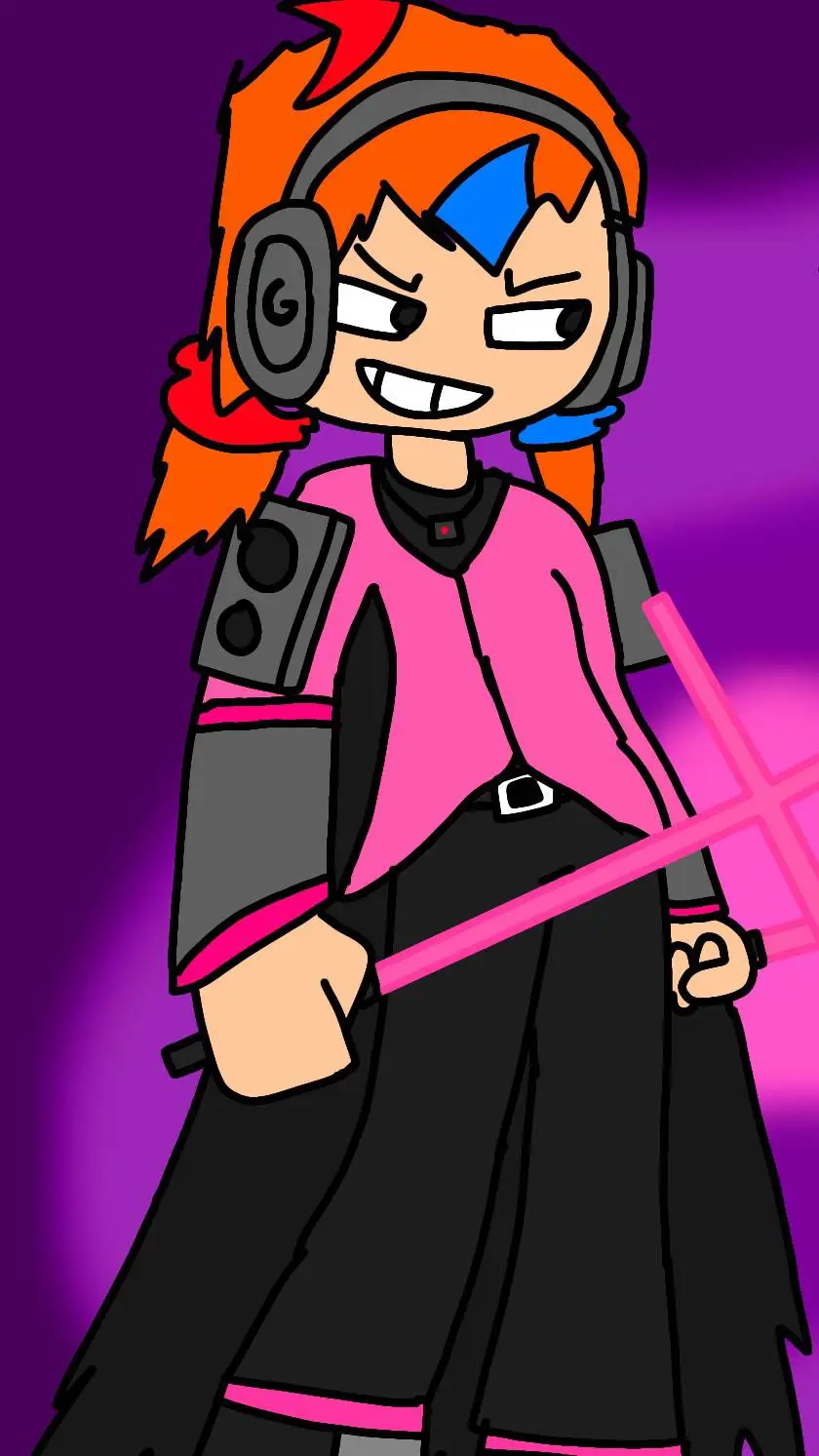 ai character: Katy  background