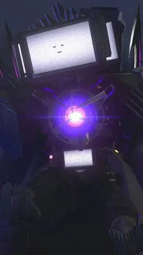 ai character: Titan tv man  background